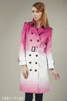 vintage burberry trench coat hiver gradient print cotton